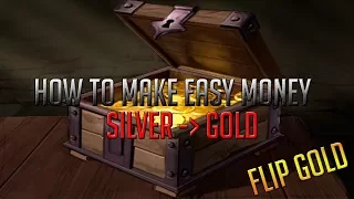 Albion Online | How to make very easy money | How to flip gold market