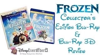 Disney Frozen Collector's Edition Blu-ray & Blu-ray 3D Review / Unboxing