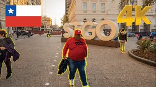 See Chile in 4k! Santiago Interactive Walking Tour