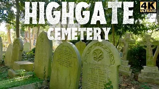 【4K】HAUNTED HIGHGATE CEMETERY WALK | LONDON'S MOST FAMOUS CEMETERY HIGHGATE EAST