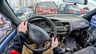 1996 Toyota Corolla (4AT) - POV Test Drive (Binaural Audio)