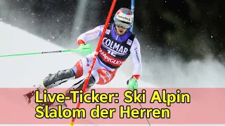 Live-Ticker: Ski Alpin  Slalom der Herren