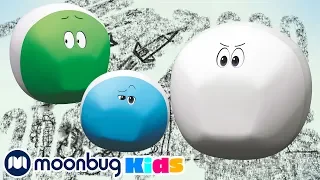 Невидимые мелки | ЧУДО МЯЧИКИ |Детские мультики | Детские песни | Moonbug Kids