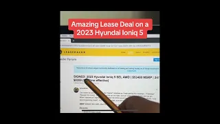 Amazing Lease Deal - 2023 Hyundai Ioniq 5 ($348/month - MSRP $53,400)