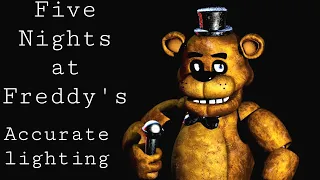 [SFM | FNAF] FNAF 1 Freddy accurate lighting