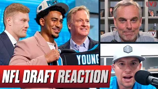 Reaction to NFL Draft Round 1: Will Levis falls, Eagles dominate | Colin Cowherd + John Middlekauff