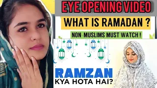 Indian Reaction on Ramzan kya hota hai ? Basic video for non muslims by Ramsha Sultan