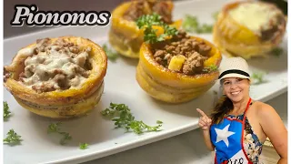 Piononos~Piononos al Horno~ Piononos de Carne Puertorriqueños ~How to make Puerto Rican Piononos🇵🇷