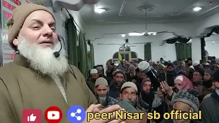 Daroodo Salam! Peer E Tarikat Hazrat Allama Dr Peer Nisar sb Mubarki Qibla At Waltango Kund bagdad..