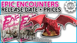 HUGE Dragon miniature for your games. Steamforged Games Epic Encounters Release date and prices
