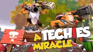 DotA 2 - A Techies Miracle! Funny Moments