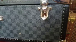 Louis Vuitton Alzer 70 Damier Graphite Trunk Suitcase Iconic Dream Piece!