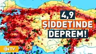 İstanbul'da Hissedilen Deprem! Çanakkale 4,9 ile Sarsıldı | NTV