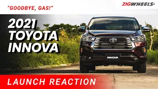 Goodbye, Gas! Toyota Innova 2021 Launch Reaction