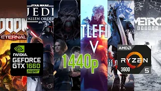 Ryzen 5 3600 and Nvidia 1660 Super Gameplay Benchmarks 60 fps 1440p