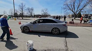 23' Hyundai Elantra N | AutoX | DMVR SCCA Solo #1 Valley West