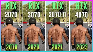 RTX 2070 vs RTX 3070 vs RTX 3070 TI vs RTX 4070 - Test in 12 Games