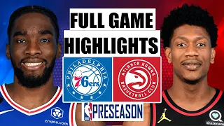 Philadelphia 76ers VS Atlanta Hawks FULL GAME HIGHLIGHTS | 2022 NBA Regular Season
