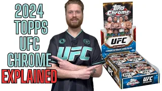 EVERYTHING YOU NEED TO KNOW ABOUT TOPPS 2024 UFC CHROME | Topps UFC Chrome Explained & Hobby Box Rip