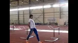 High jump drill - Penultimate & last stride