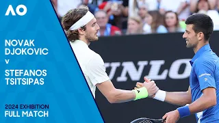 Novak Djokovic v Tsitsipas Full Match | Australian Open 2024 Exhibition