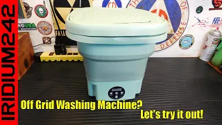 Mini Folding Washing Machine - Great Emergency Washer! Temu Deal