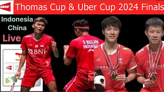Indonesia vs China: BWF Thomas Cup Badminton 2024 Finals Live Score Watchalong. Indonesia 1, China 2