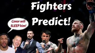 UFC Fighters Predict Khabib Vs Mcgregor