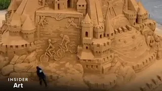 How Life-Size Sand Castles Are Made | Insider Art