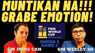 GRABE ANG LUNGKOT! PERO BIGLANG SUMAYA! Can vs So! Fide World Cup 2023 Round 2 Game 2