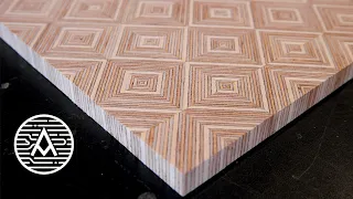 Making Plywood Patterns -- Chevron, Diamonds, Basket Weave, and More!