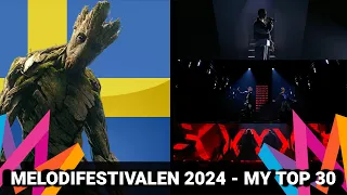 Melodifestivalen 2024 - My Top 30