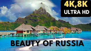 Nature's Beauty of Russia 8K Ultra HD – Beautiful Scenery and Cityscapes with soft Music