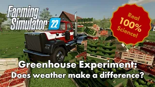 FS22 Greenhouses | Does weather and temperature make a difference to crop yield?