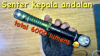 Sofirn HS41 vs Wurkkos HD20 senter led kepala super terang