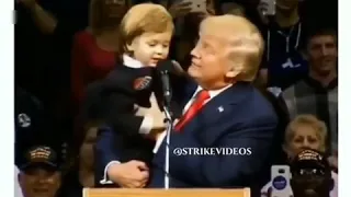 The boys say mother fucker in front of Trump