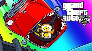 GTA5 Vespucci Job Funny Moments - Moo's Tuned Pucci?!