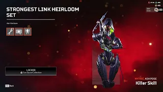 Apex Legends - Ash Heirloom Voice Quip and Banner Pose Showcase