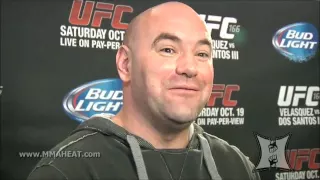 Dana White (Дана Уайт) о переговорах с Федором Емельяненко 20.10.2013