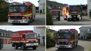 [GROßEINSATZ, FF rückt aus .🚨.] Löschzug, GWU, LKW uvm.🚒》Feuerwehr Castrop-Rauxel》Einsatzfahrten