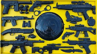 Membersihkan Nerf Guns, AWM Sniper, Nerf Shotgun, Nerf AK47, Nerf Pistol,  M16 Nerf, M4 Nerf, Granat