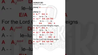 AGNUS DEI | key of A | lyrics and chords | praise and worship | Michael W. Smith |