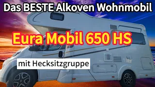Alkoven Wohnmobil Träumchen mit Hecksitzgruppe 😍🚐 Unser Eura Mobil AO 650 HS! Roomtour!🔎❤️🐶
