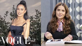 Salma Hayek Breaks Down 13 Looks From 1996 to Now | Life in Looks | Vogue