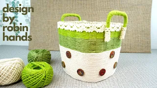 Diy Rope Basket/ Diy Storage Basket/ Recycle Plastic Bottle / So Easy At Home