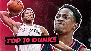 DEMAR DEROZAN's TOP 10 DUNKS Of His Career | Nasty Dunks