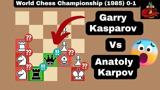 Anatoly Karpov vs Garry Kasparov | World Chess Championship 1985 #chess