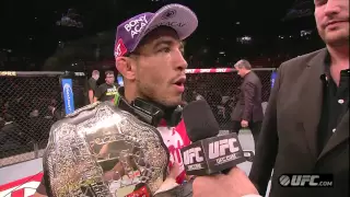 UFC 163: Jose Aldo Octagon Interview