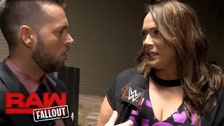 Nia Jax  looks ahead to the Women's Elimination Chamber Match: Raw Fallout, Jan. 29, 2018