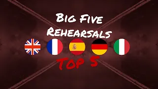Eurovision 2022 | Second Rehearsals | TOP 5 - Big Five